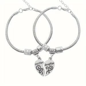 2 Piece Mother N Daughter Bracelet