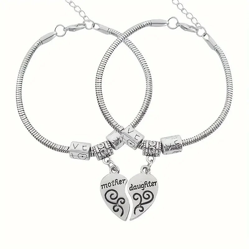 2 Piece Mother N Daughter Bracelet