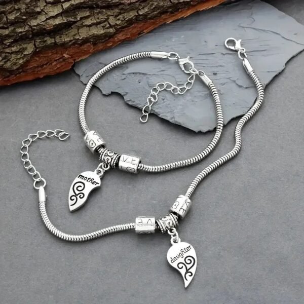 2 Piece Mother N Daughter Bracelet - Image 2